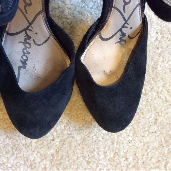 Jessica Simpson Black Avalyn Strappy Pumps Heels 6M/36 - Picture 8 of 8